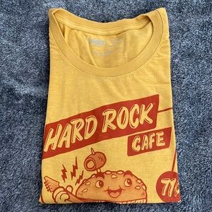 Hard Rock Cafe New York Heritage Hamburger Scoop Neck Tshirt Size L